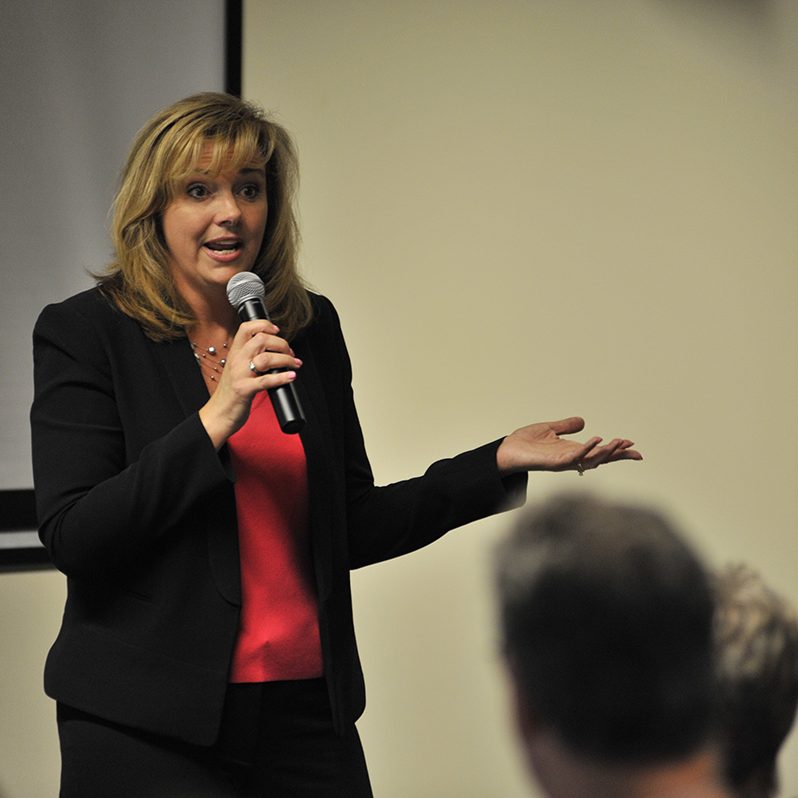 Speaker at the power and purpose conference, 2015