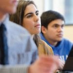 students in class