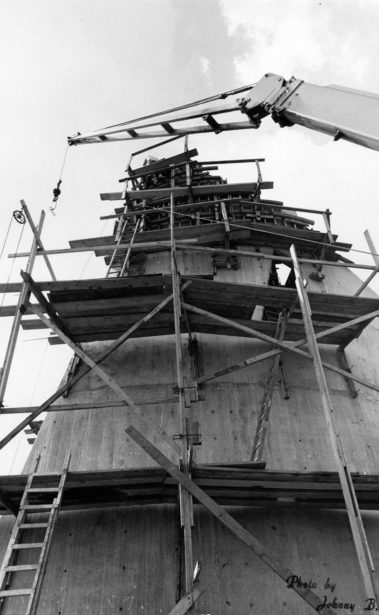 Christ the king under construction