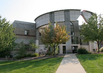 front of the St. John Paul II library