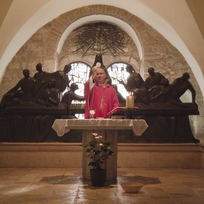 Father Dave Pivonka TOR Mass in Cenacle