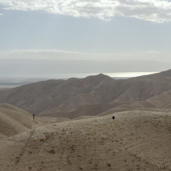 Father Dave Pivonka TOR in the Desert of the Holy Land