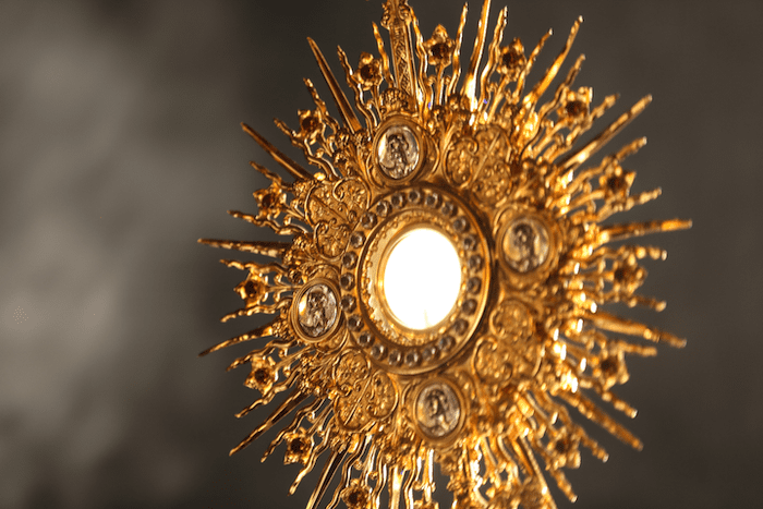 Monstrance and Blessed Sacrament