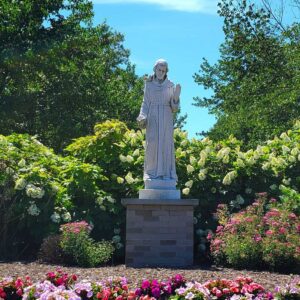 Statue of St. Franciscan on FUS campus