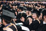 Group of students graduating