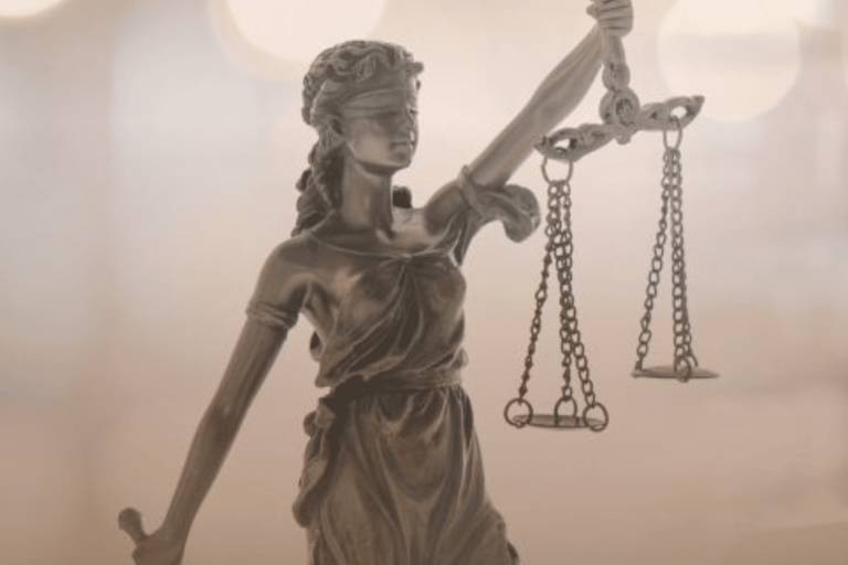 scales of justice for criminal justice program