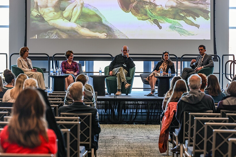 Panel of Man and Woman Institute