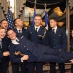 Air force ROTC Students