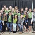 Group photo in the fieldhouse
