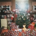 Presents under christmas tree