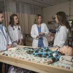 nursing students in class