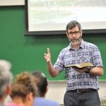 Dr. Rice teaching class