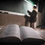 pov book on a desk
